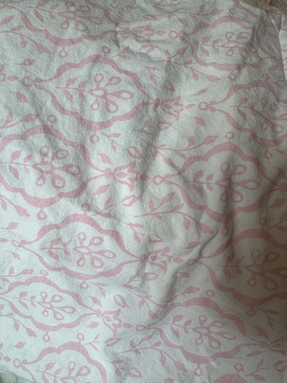 Pottery Barn Kids Light Pink and White Queen Sheet Set - Picture 2 of 3